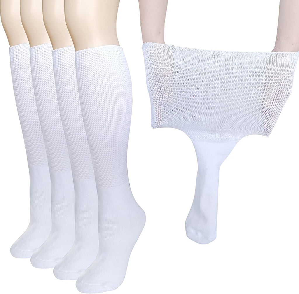 CIRZUEX Extra Wide Socks front view for swollen feet management