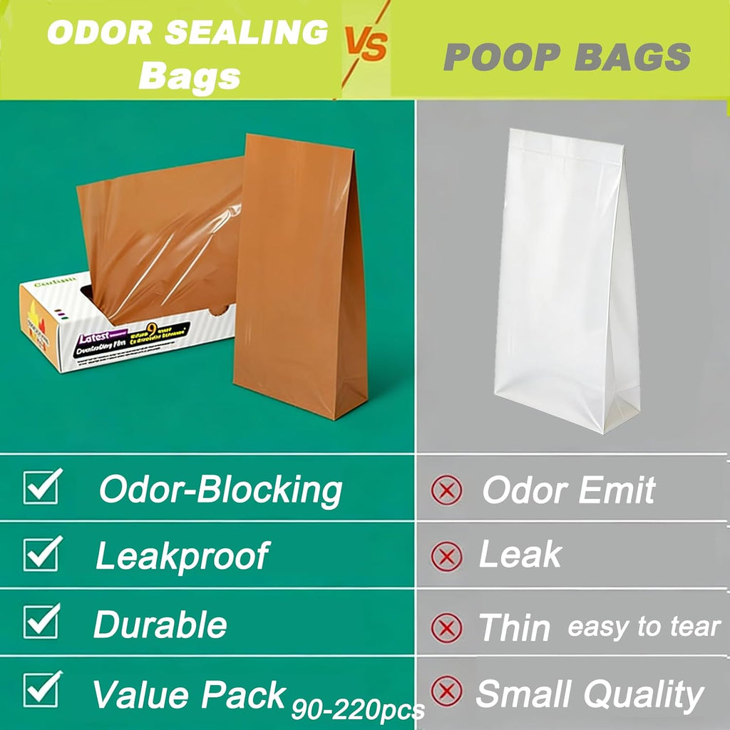 BOS bags used for cat litter and household waste disposal