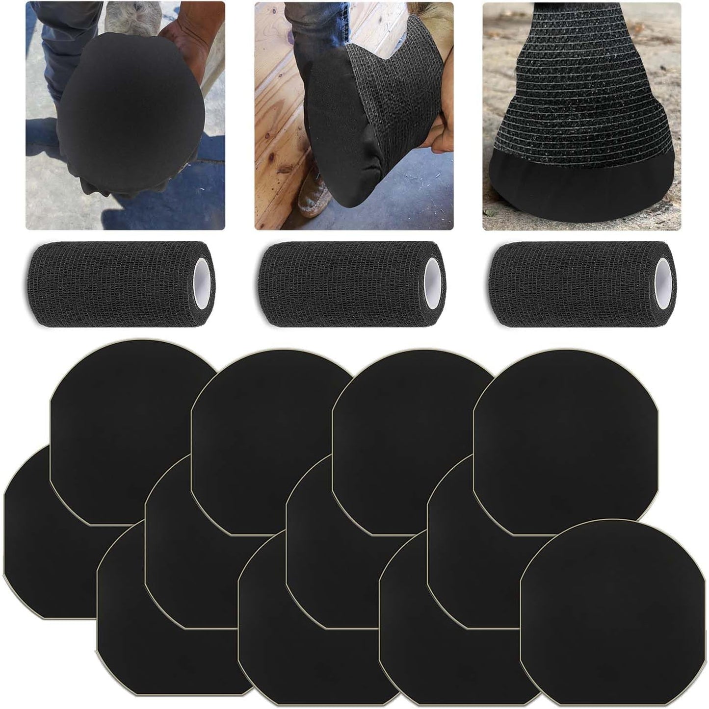 Absorbine Horse Hoof Tape and Veterinary Wrap front view pack for premium equine hoof care.