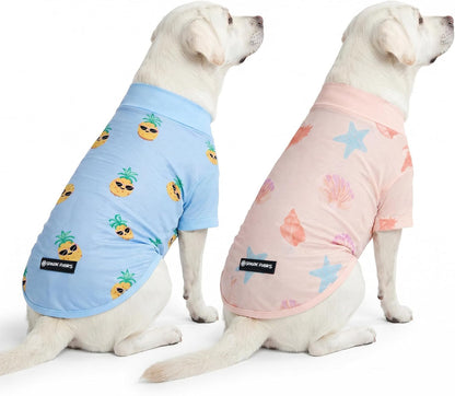 Spark Paws Sunblock Dog T-Shirt, SPF30 Protection, Lightweight Breathable Quick Dry for Dogs with Sensitive Skin - Bees & Flamingo (Set of 2) - Size 3XL - Image 10
