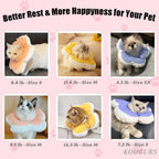 Anti licking kitten e collar showcasing lightweight flexible material