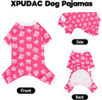 Breathable year round pet apparel back view on golden retriever