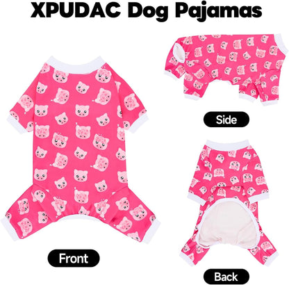 Breathable year round pet apparel back view on golden retriever