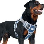 Auroth Tactical Dog Harness for Large Dogs No Pull Adjustable Pet Harness Reflective K9 Working Training Easy Control Pet Vest Military Service Dog Harnesses Army Yellow L - Image 12