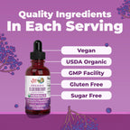 MARYRUTH'S Organic Elderberry Liquid Drops for Adults & Kids, Immunity, 1oz - Image 5