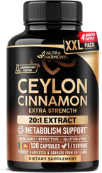 Ceylon Cinnamon Capsules - Energy Heart & Metabolism Support - 60 Capsules - Image 10