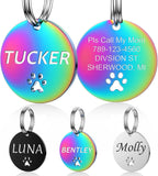 Dog Tags Personalized for Pets - YEHANTI Personalized Dog Tags with Lovely Icons, Durable Stainless Steel Pet ID Tags for Small Large Dogs Cats, Custom Dog Name Tags Engraved on Both Sides (Bone) - Image 15