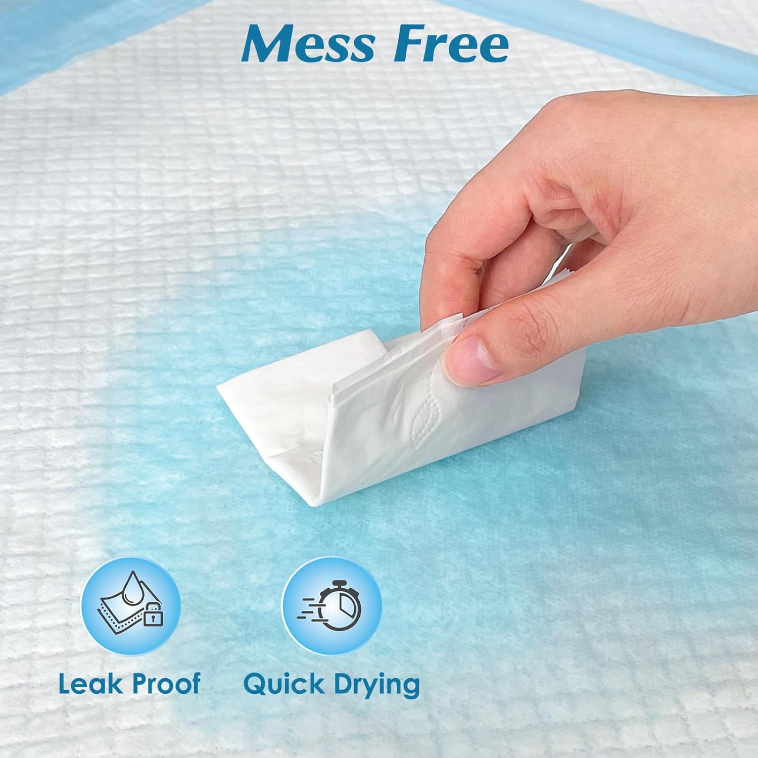 Wowflash Super Absorbency Disposable Leakproof Underpads with Quick Drying for Baby, Adults, Puppy, Dog Bed Pee Pads, Extra Large, XXL Incontinence Pads, 30" x 36", 50 Count - Image 4