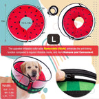 Mariyago pet recovery donut with clear anti licking shield detached