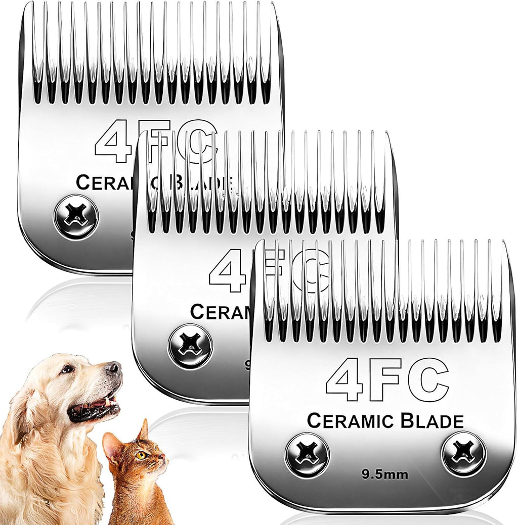 Dog Grooming Replacement Blades Compatible with Andis Dog Clipper, Dog Clipper Blades Compatible with Oster A5,Wahl KM-10 Series Dog Clipper,7FC Blades (3.2mm) - Image 15