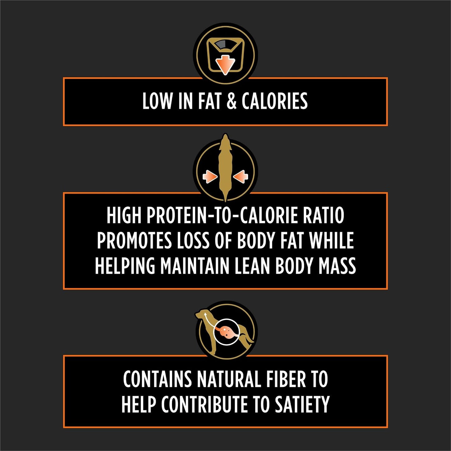 Premium therapeutic canine wet food for weight loss and muscle maintenance