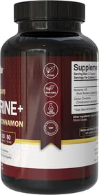 NutriFlair Berberine HCl 1200mg with Ceylon Cinnamon, 120 Capsules - Image 6