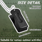 Wearable cricket style dog training clicker metal strap close up