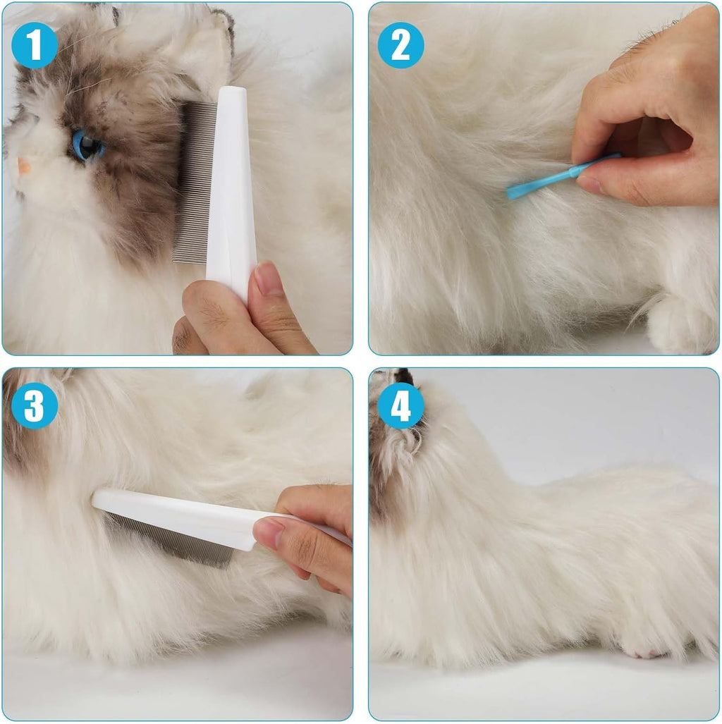 Two pieces tick removal tools for safe pet pest extraction close up view.