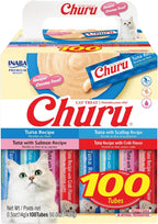 INABA Churu Cat Treats, Lickable, Squeezable Creamy Pure with Vitamin E, 0.5 Ounces per Tube, 120 Tubes Total, Chicken Variety - Image 12