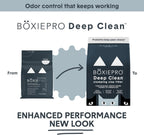 BoxiePro 16 pound cat litter bag side profile showing features