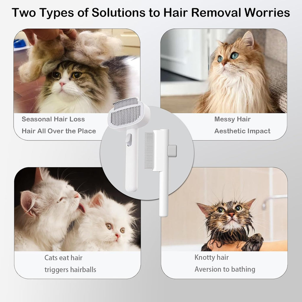 Ergonomic handle of Lgyjqtcmg pet grooming brush
