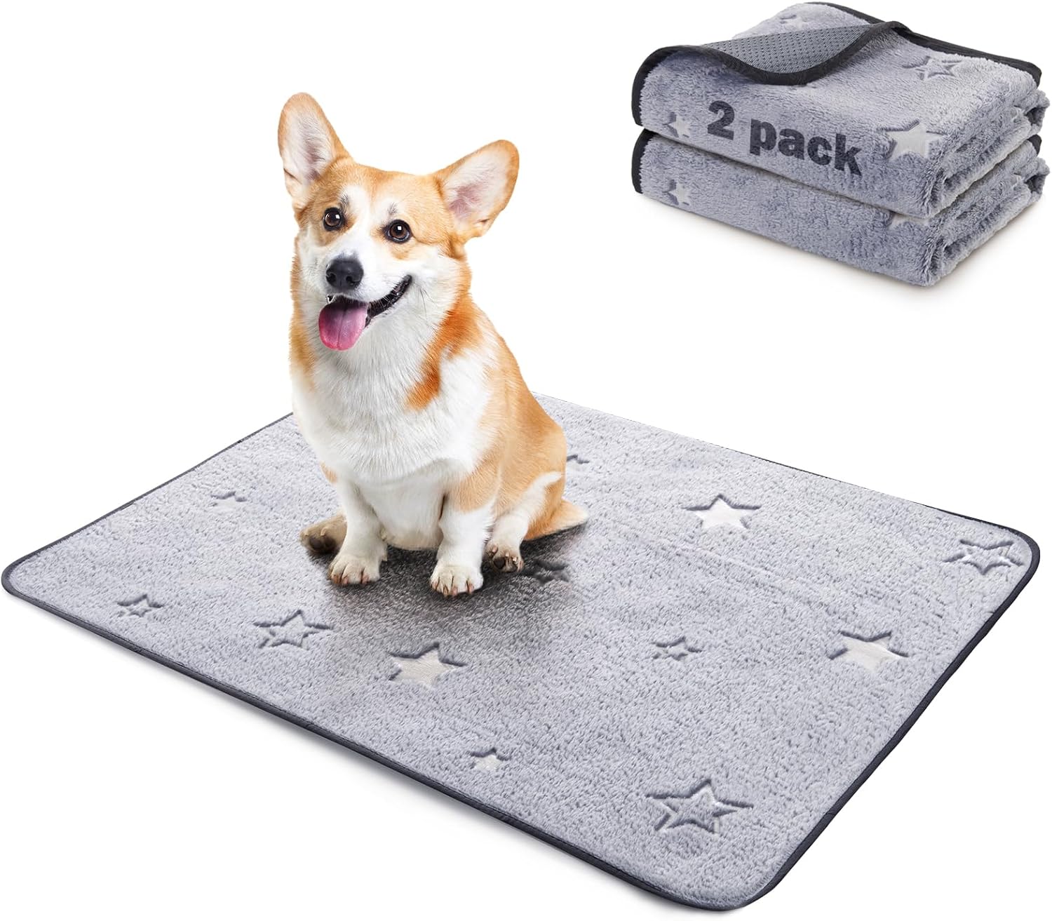 Loobani non-slip training mat inside a dog playpen