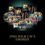 Handheld Sheba premium cat treat tube serving size