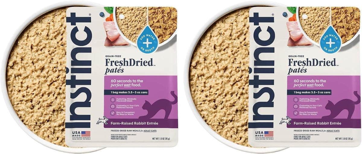 Instinct FreshDried Pates, Freeze Dried Cat Food, Grain Free - Cage-Free Chicken Entre, 3 oz. Bag - Image 12