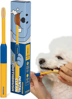 PETHROOM] Pet Toothbrush for Cats and Dogs | Round Shaped Head with Ultra Soft Bristle for Deep Cleaning Dental Care, Kitten and Small Dogs, Tartar Plaque Removal (Deep Point) - Image 11