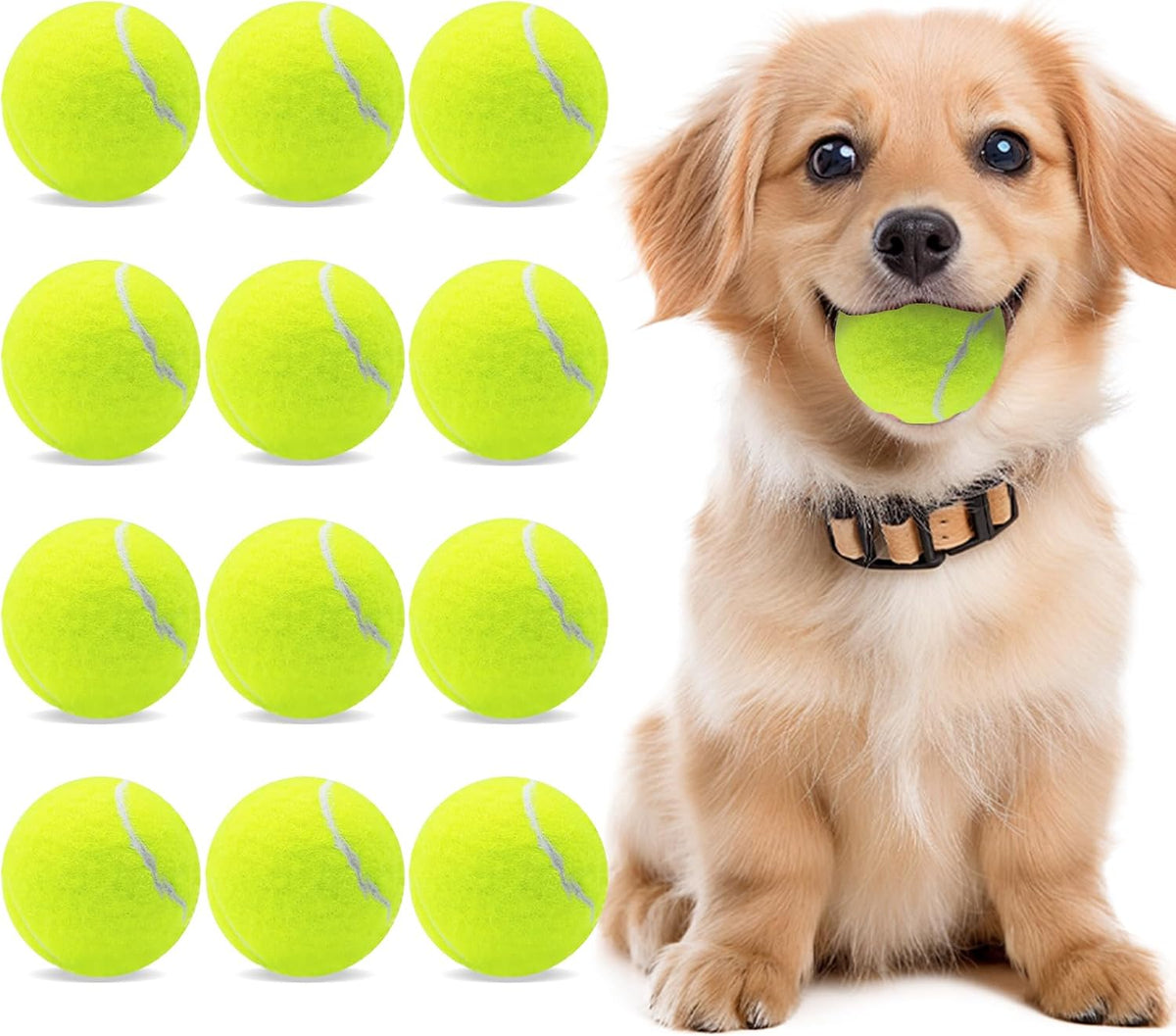 Magicorange 6 Pack Small Tennis Balls, 2 inch Tennis Balls for Dogs,Colorful Easy Catching Pet Playing Ball (Multicolor, 6 Pack) - Image 15