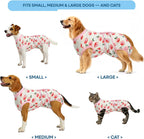 OPAW dog surgery suit female spay abdominal wound protector fit detail