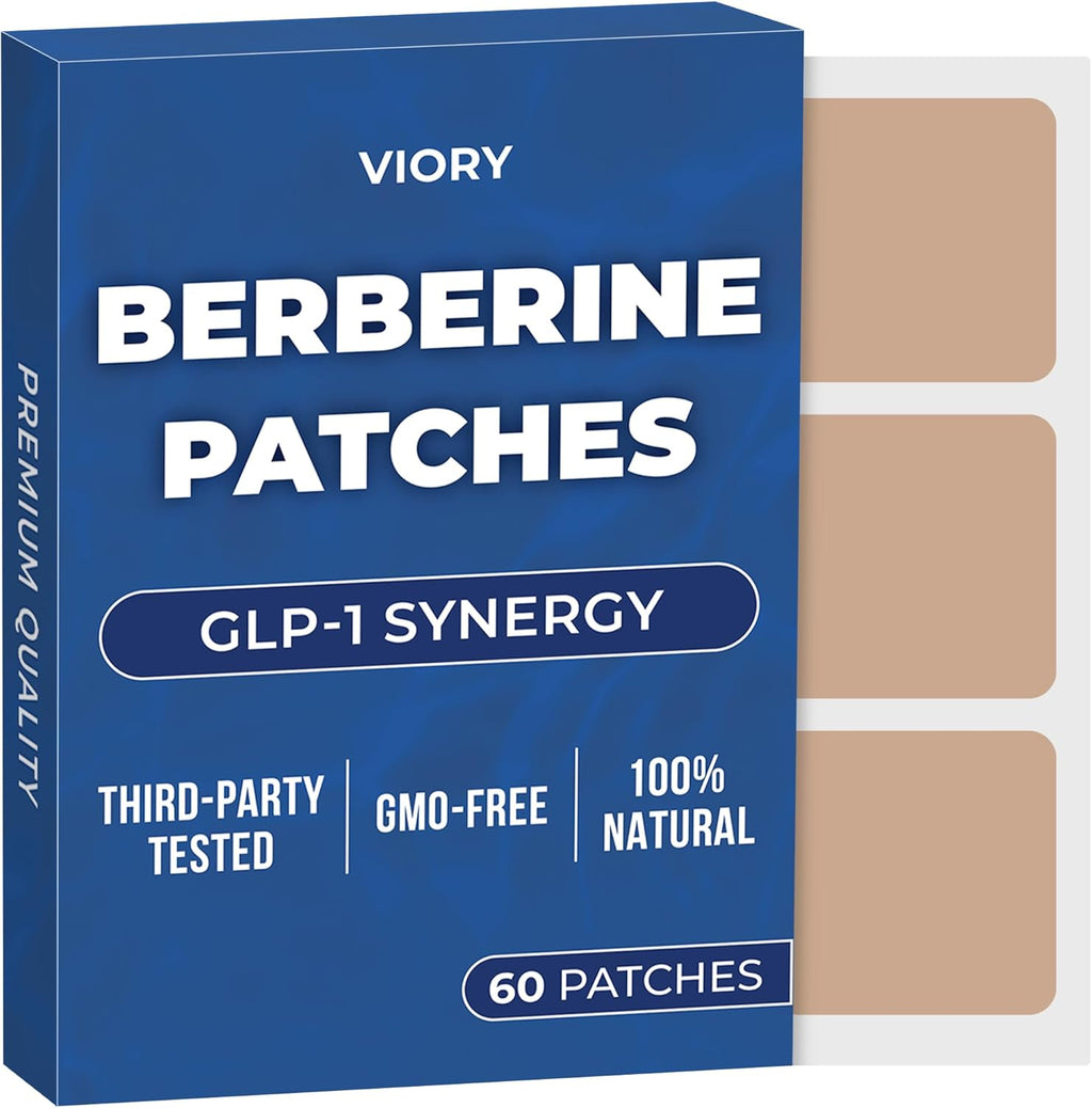 Ledisa Berberine GLP-1 Patches front packaging showing 60 days supply
