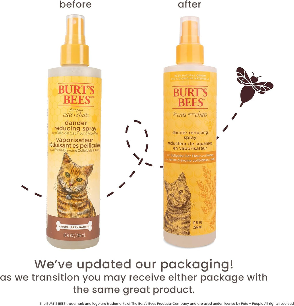 Two pack of ten fluid ounce cat grooming spray bottles