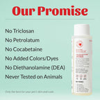 Skout's Honor flea and tick shampoo usage instructions view