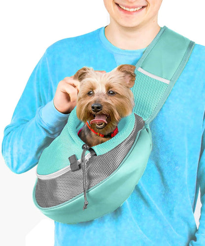 Cuddlissimo! Pet Sling Carrier - Carefully Sized for Teacup & Toy Breed Puppies & Cats (Under 6lb) - Soft Pouch for Small Dogs, Yorkies, Chihuahuas - Ideal for Hands-Free Travel & Walks (Pink) - Image 13