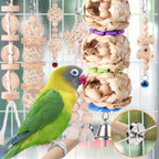Uyoupet 9pcs bird toy bundle packaged for small birds