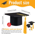 Small animal bachelor hat with yellow tassel