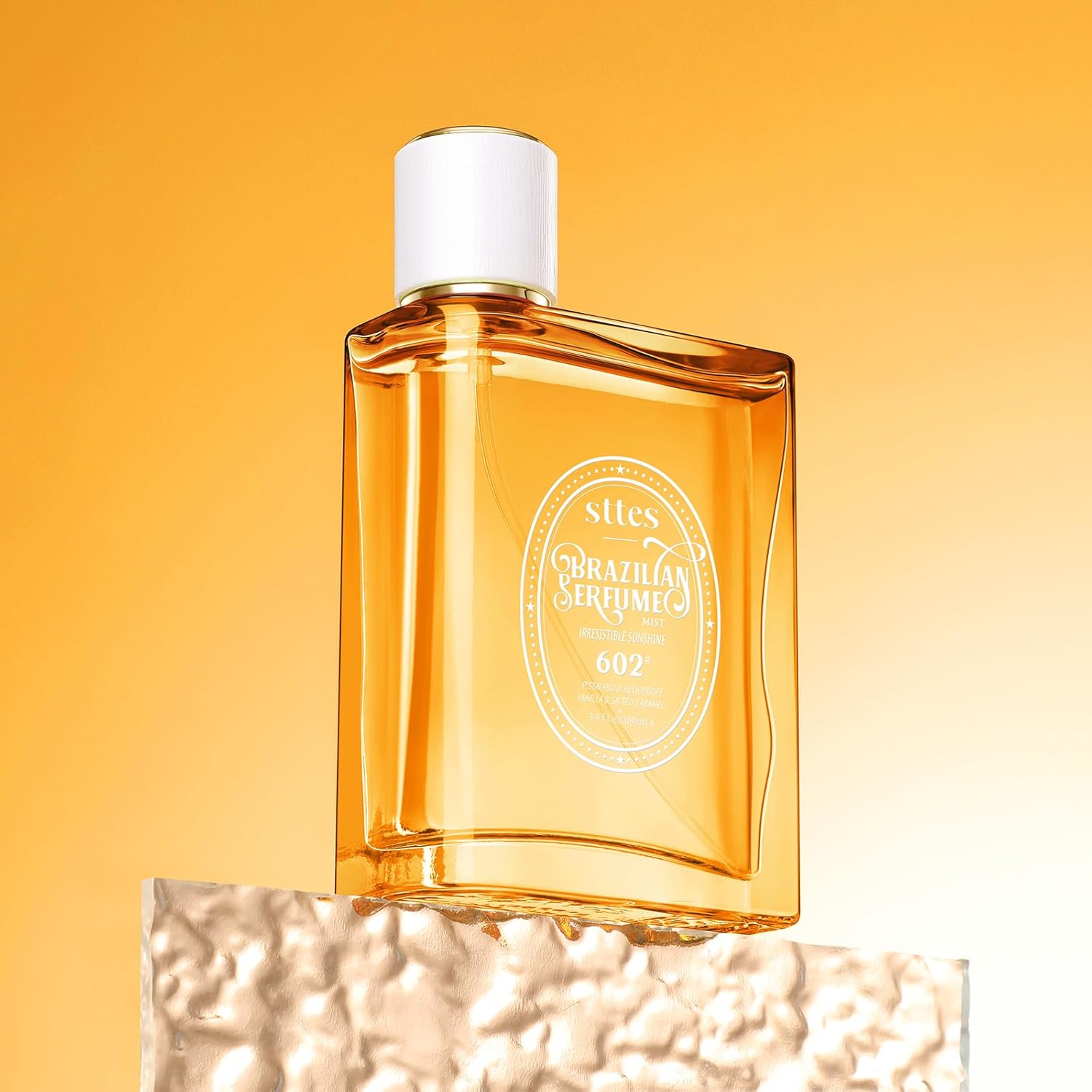 Sttes Perfume 602 Irresistible Sunshine 100ml front view showing authentic luxury packaging