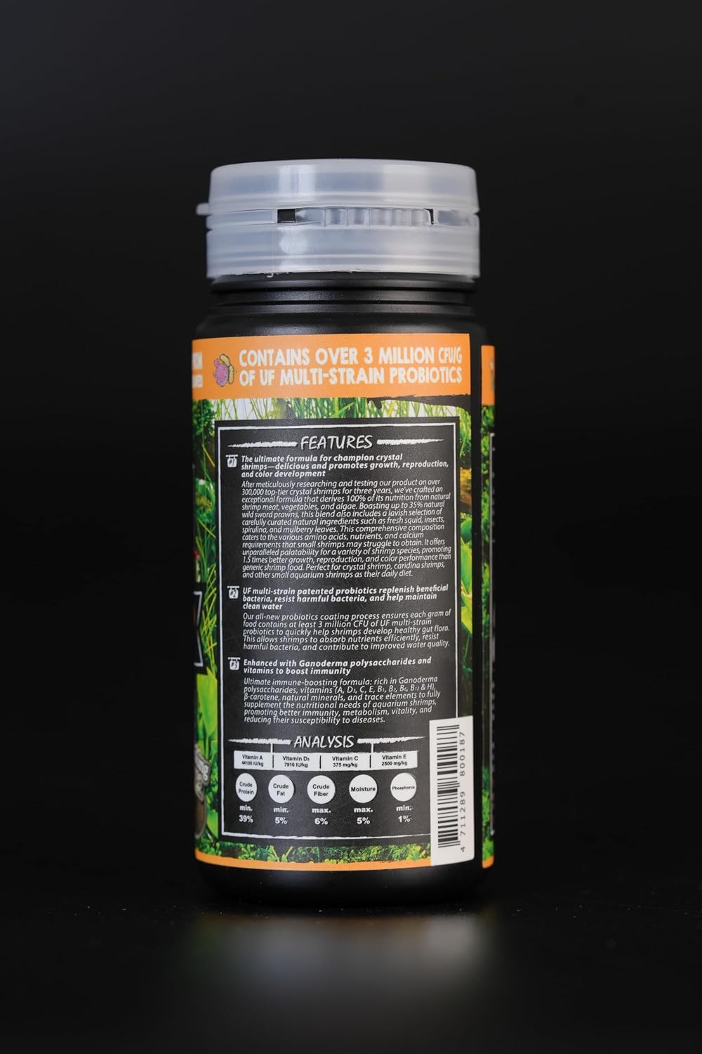 Imported Ultra Fresh shrimp food clear packaging view