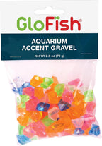 GloFish accent gravel front view packaging