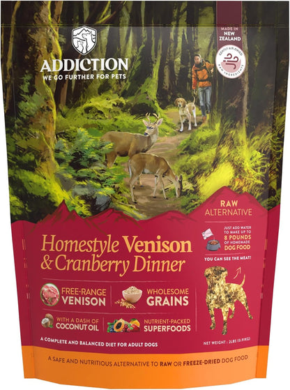 Addiction Outback Kangaroo Feast Air-Dried Grain-Free Dog Food - Complete Meal or Topper with Natural Ingredients for Digestive and Skin & Coat Health, 2lb - Image 11
