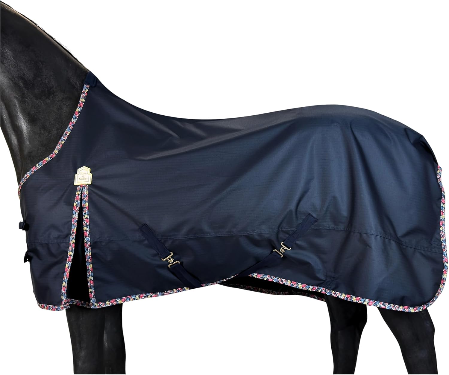 BARN & STABLE 600D Ripstop Lightweight Horse Turnout Sheet No Fill,Water-Resistant & Breathable Horse Blanket for Spring and Mild Weather, with Anti-Rub Fleece Withers - Image 10