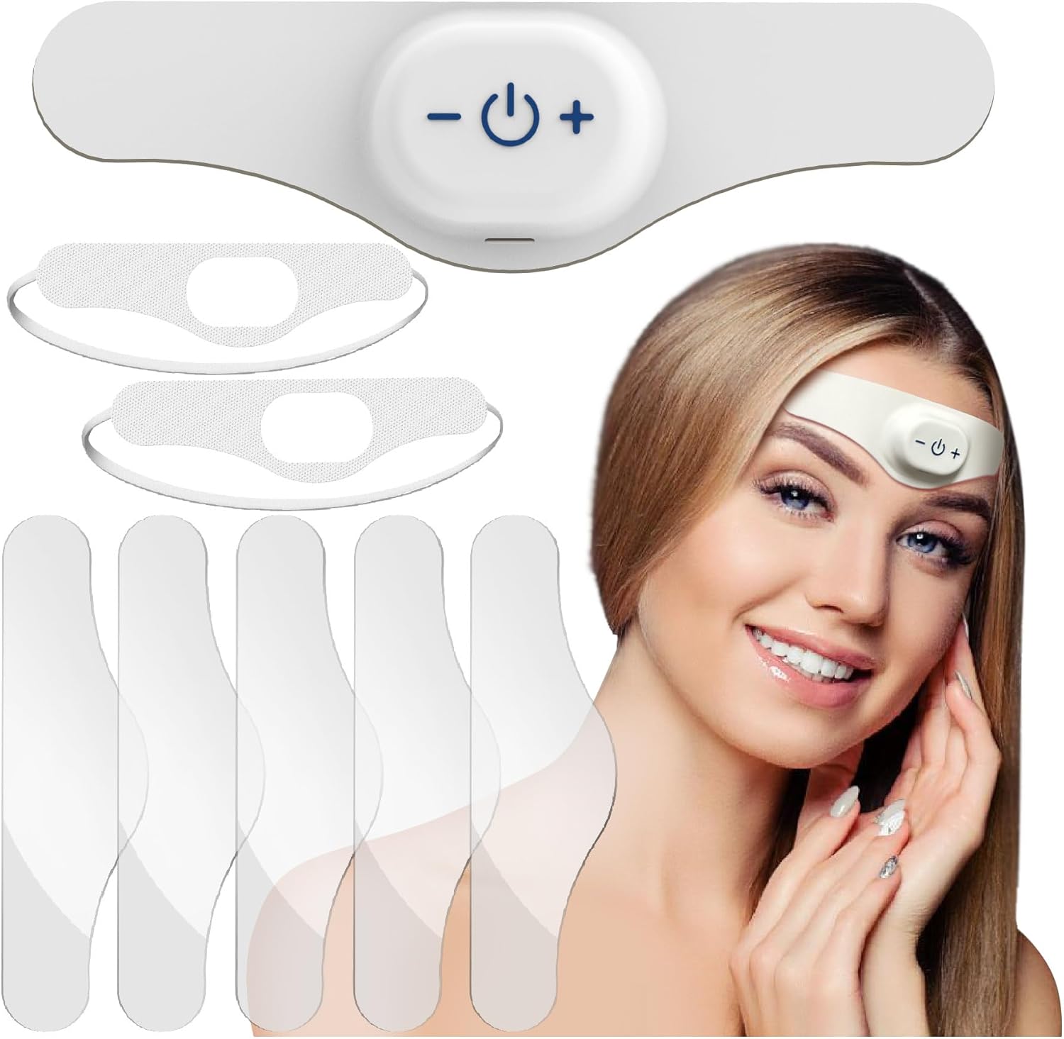 Jichamoxy Migraine TENS Digital Pain Reliever front view