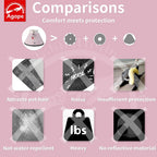 Agape comfortable soft dog collar showing adjustable drawstring toggle