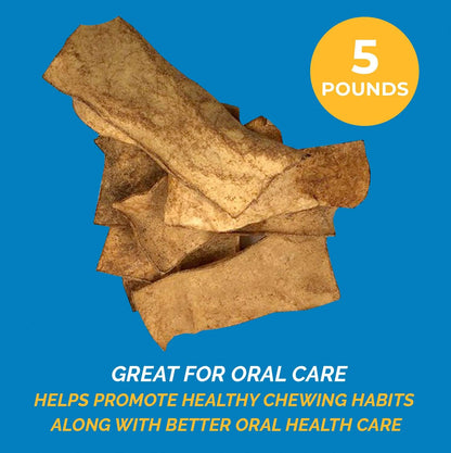 5 pound bag of 123 Treats dog chews packaging