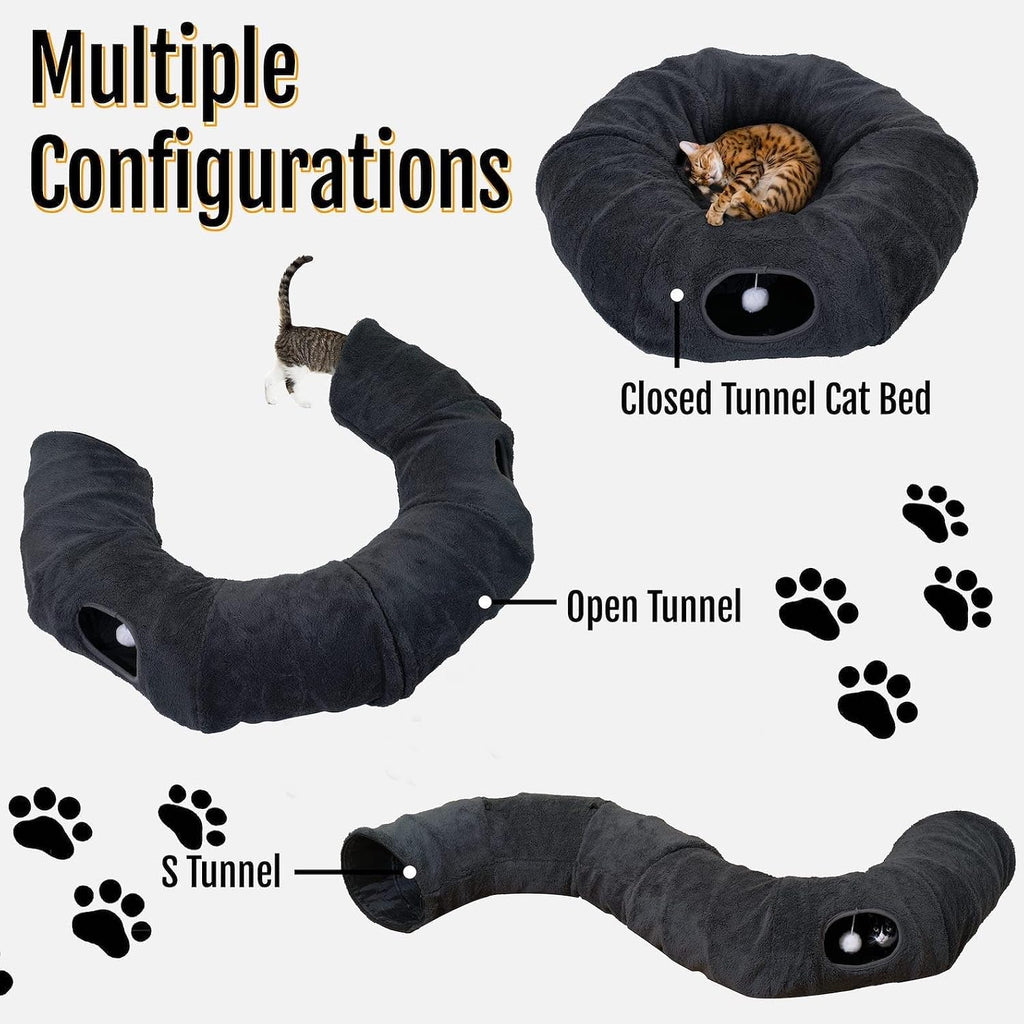 Two colorful fish toys filled with one thousand milligrams of natural catnip placed on the removable cushion