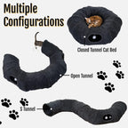 Two colorful fish toys filled with one thousand milligrams of natural catnip placed on the removable cushion
