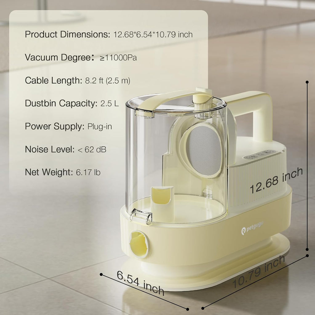 PETGUGU imported pet vacuum kit with all accessories included
