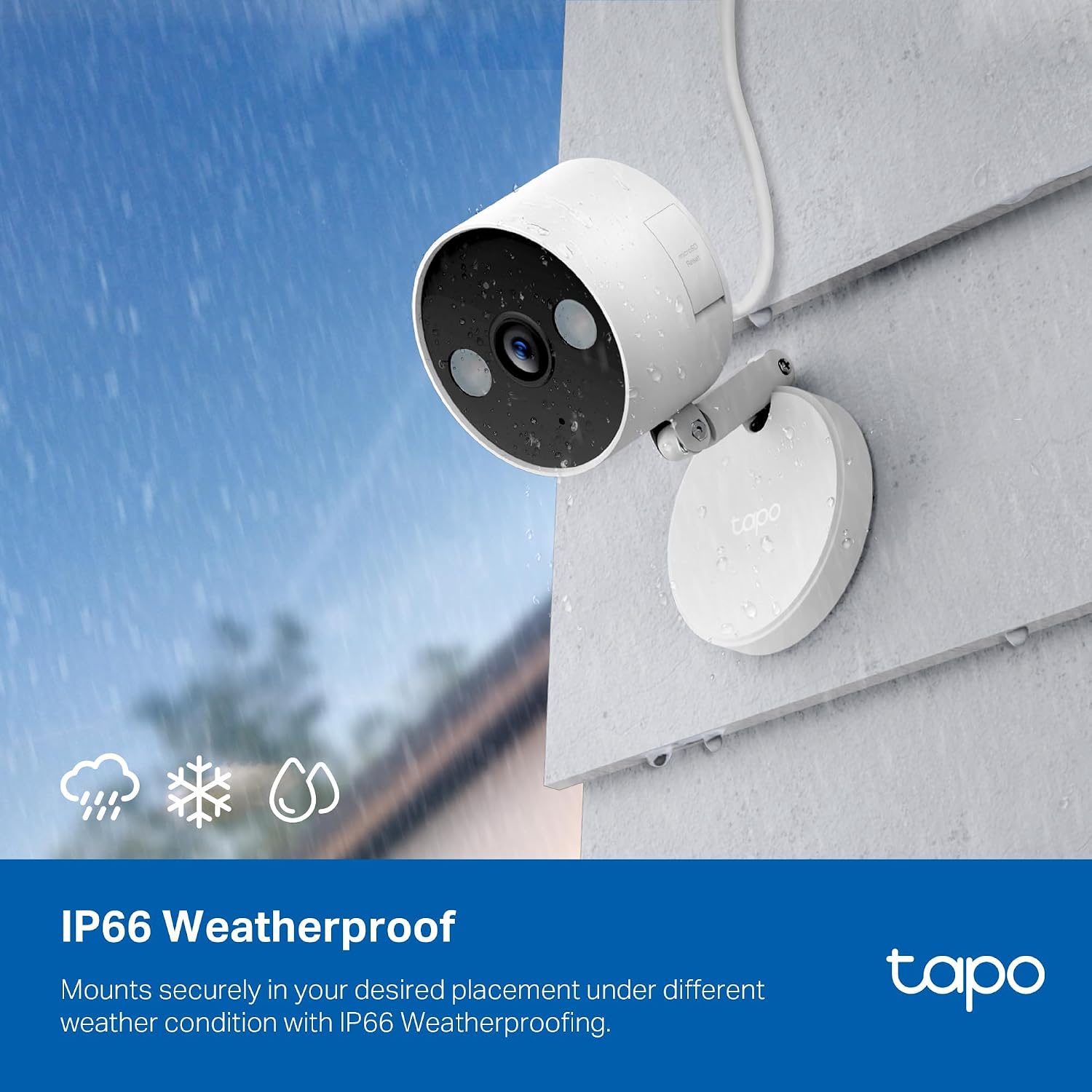 Tapo 2K+ Indoor/Outdoor Wired Security Camera - 2024 PCMag Editors' Choice, Person/Pet/Vehicle Detection, Baby Monitoring, Color Night Vision, Subscription-Free Local Storage or Optional Cloud, C120 - Image 5