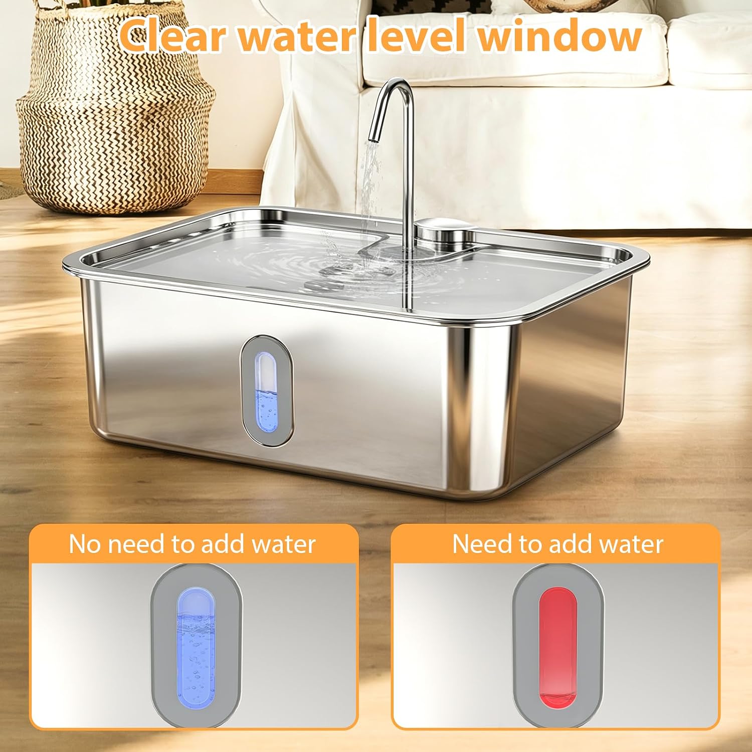 Sanxuo 15L water dispenser with blue LED indicator light