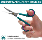 Small 6 inch grooming scissor for detailed pet face trimming