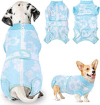 Nasjac Dog Surgery Recovery Suit - Zipper on Recovery Shirt for Female Dogs, Abdominal Wounds Cone E-Collar Alternative Onesie, Prevent Licking Dog Surgical Suit After Spayed (Daisy, S) - Image 9