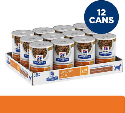 Imported USA premium therapeutic dog food twelve point five ounce can for urinary tract issues
