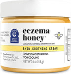 Eczema Honey Original Skin Soothing Cream front view jar for eczema relief